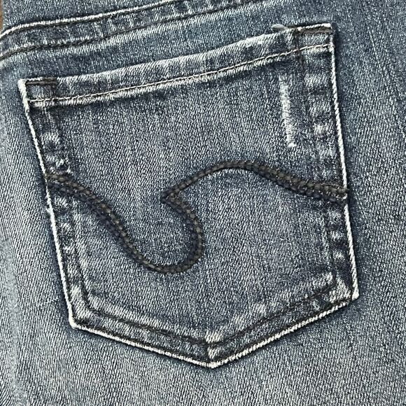 Refuge Jeans Co‎ Distressed Medium Wash Straight Leg Denim Jeans Casual Size 9S - Picture 8 of 10